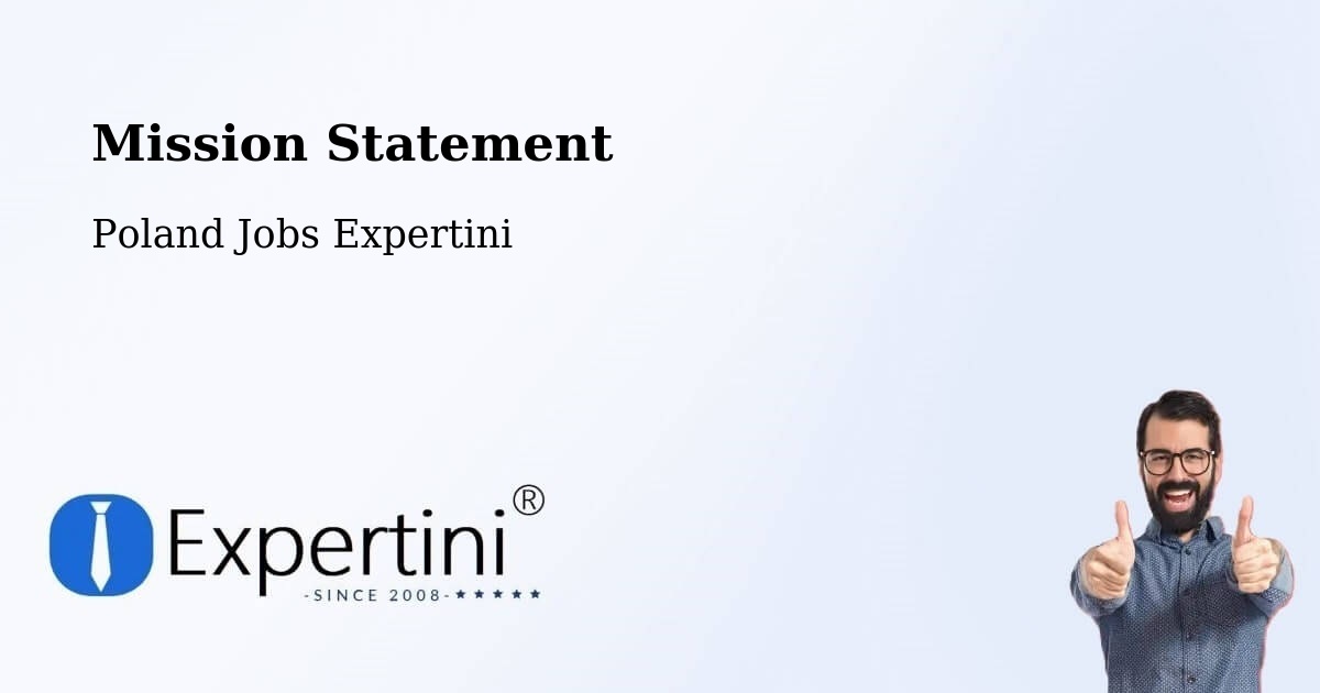 Corporate Mission – Cielądz - Poland Jobs Expertini