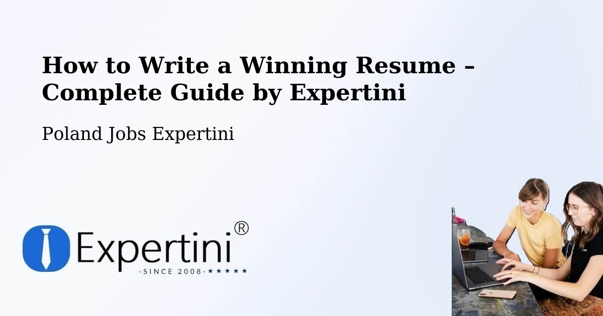 Resume Writing Guide for Job Seekers – Cielądz - Cielądz, Poland Jobs Expertini